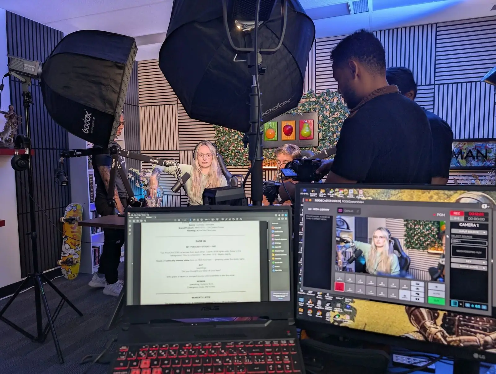 The ICAN podcast room — Macleod Trail studio