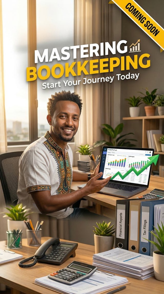 Bookkeeping course poster