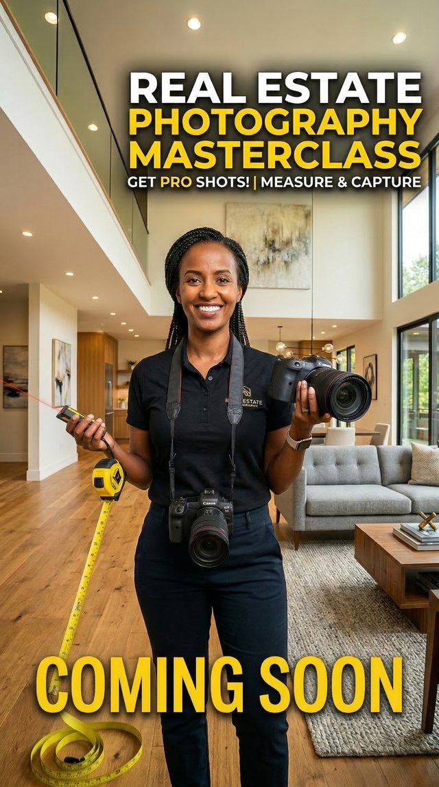 Real Estate Photography course poster